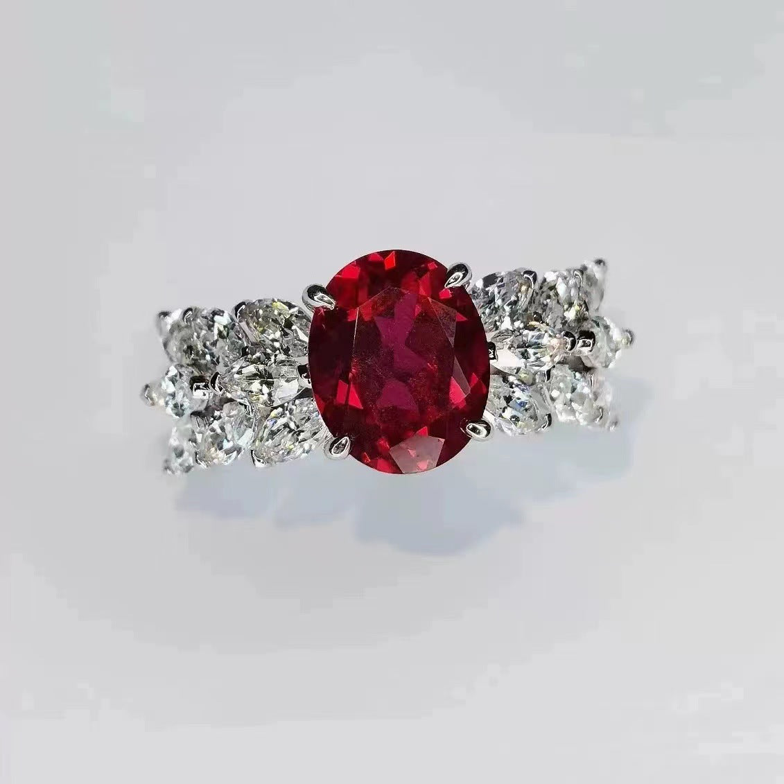 Red Corundum Ring