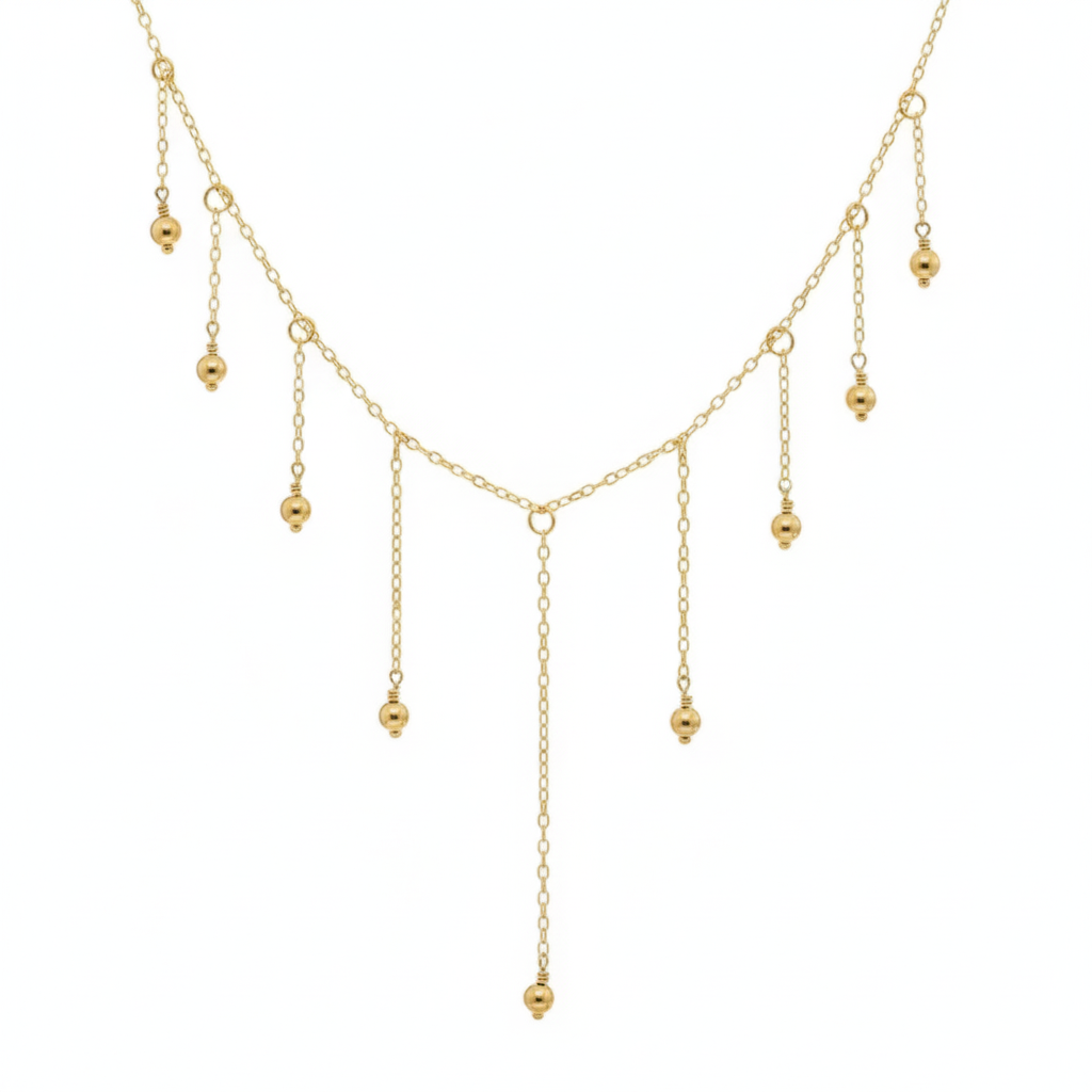 Golden Dewdrop Necklace