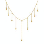 Golden Dewdrop Necklace