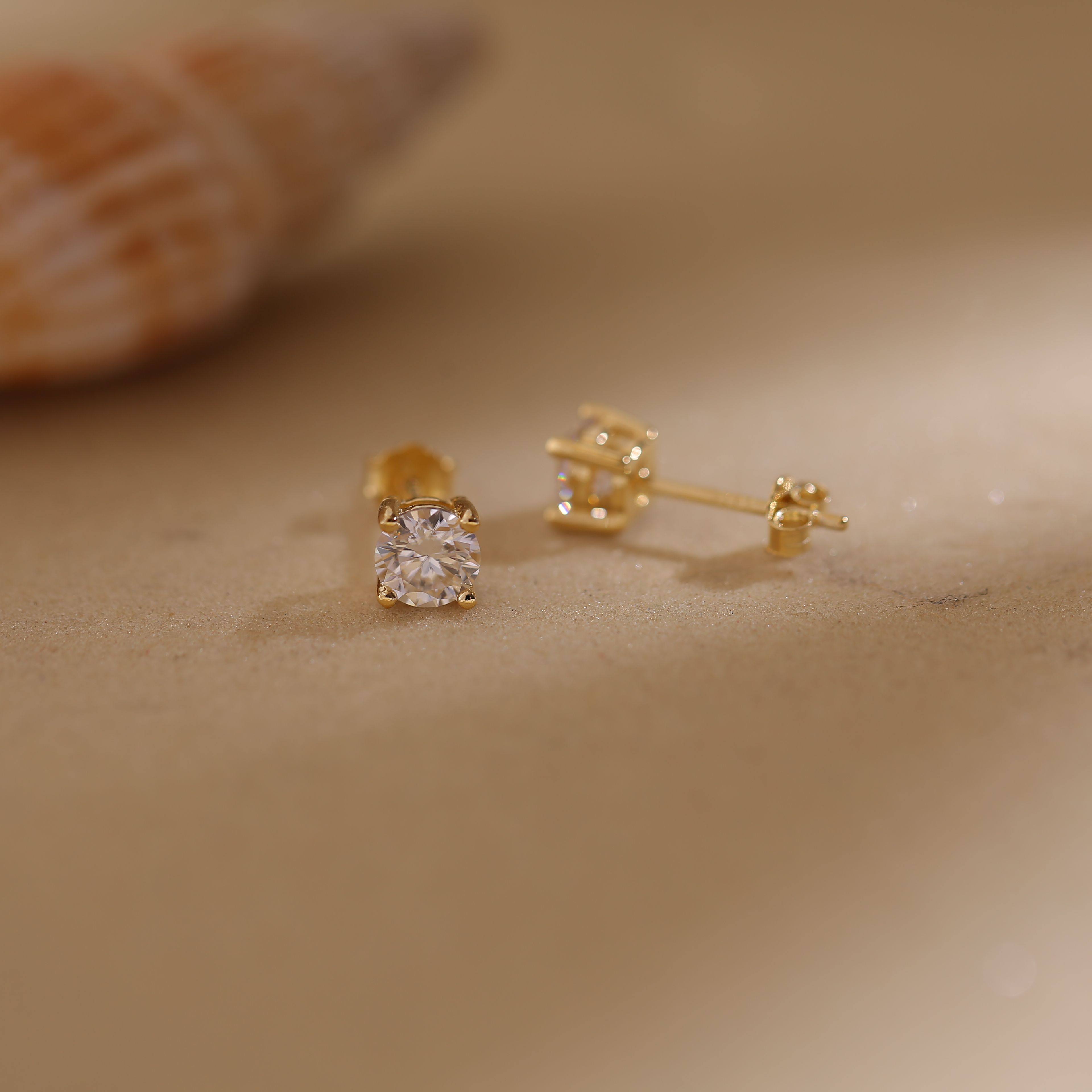 Morganite earrings