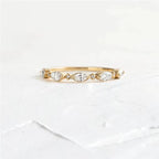 Geometry Horse Eye Crystals Gold Rings for Women Fish Design Rings Jewelry 925 Sterling Silver Finger Ring Ins Wedding Ring