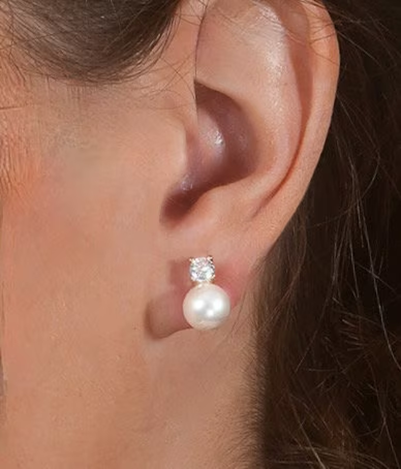 Pearl Stud Earrings