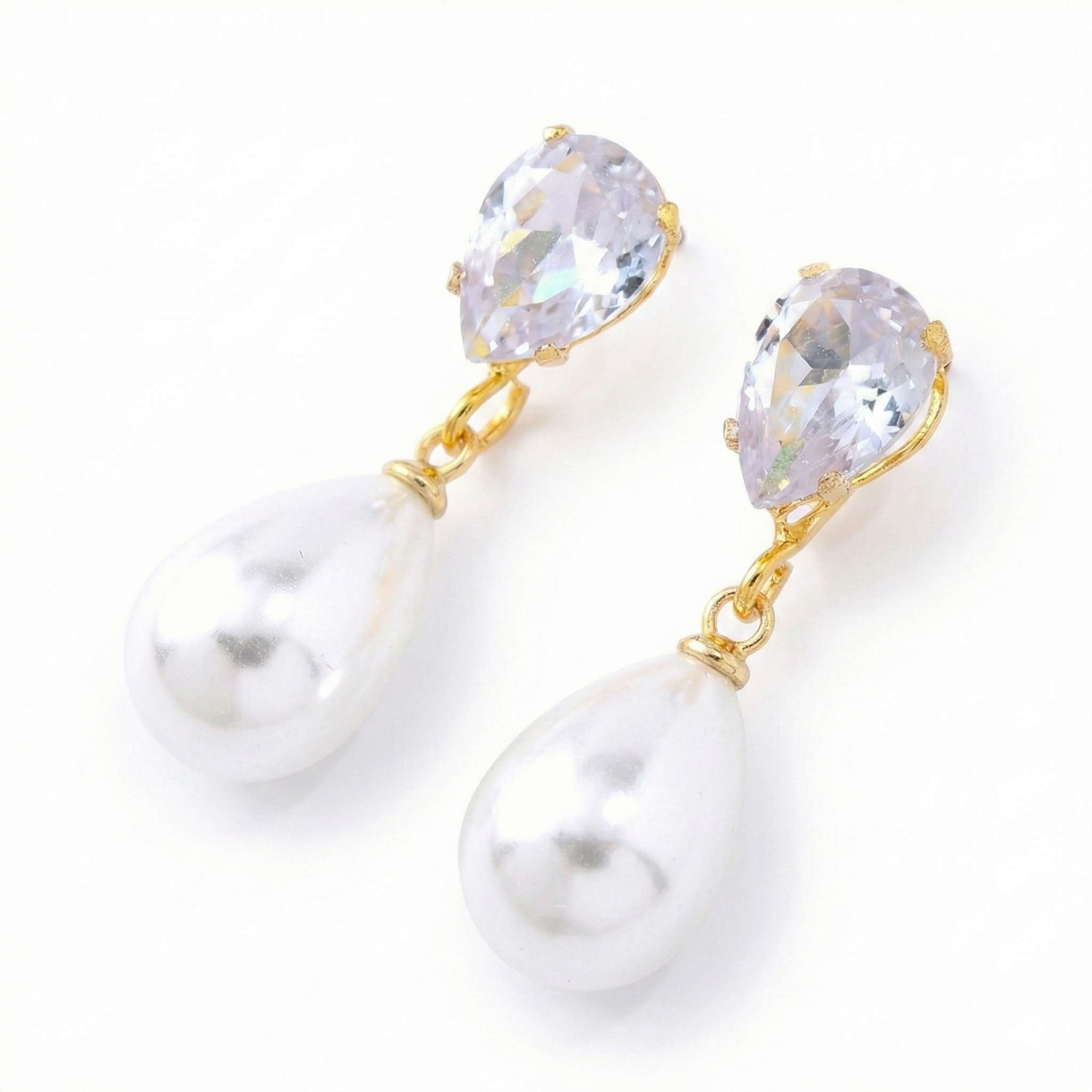 Pearl Pendant Earrings