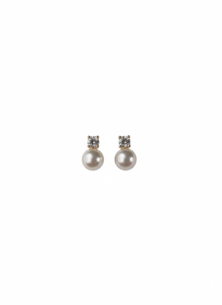 Pearl Stud Earrings