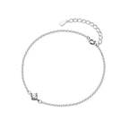 Sterling Silver Zircon Bracelet