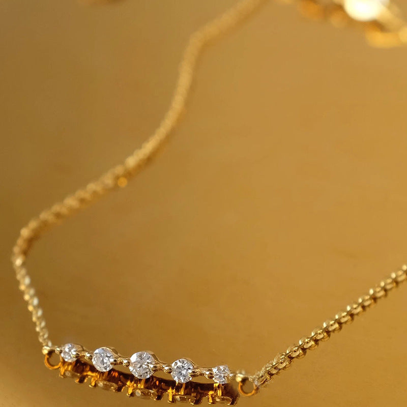 Zirconia Silver Bracelet