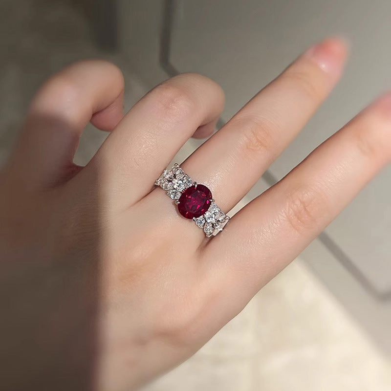 Red Corundum Ring